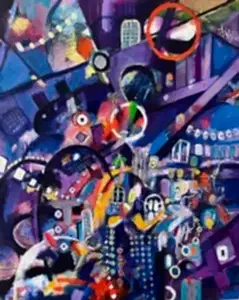 VOLKAN ÇOBAN tarafından 2024 yılında 100x80 cm ölçülerinde Tuval üzeri yağlı boya tekniği ile yapılmıştır.