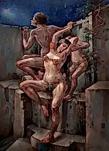 ADEM BAŞPINAR tarafından 2019 yılında 70x50 cm ölçülerinde Tuval üzeri akrilik boya tekniği ile yapılmıştır.