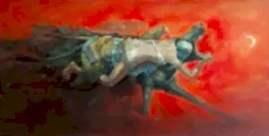 ADEM BAŞPINAR tarafından 2019 yılında 70x140 cm ölçülerinde Tuval üzeri akrilik boya tekniği ile yapılmıştır.