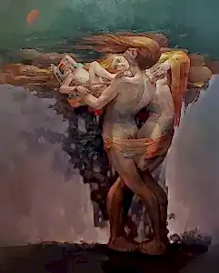 ADEM BAŞPINAR tarafından 2019 yılında 150x120 cm ölçülerinde Tuval üzeri akrilik boya tekniği ile yapılmıştır.