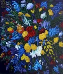 AHMET YEŞİL tarafından 60x50 cm ölçülerinde Tuval üzeri yağlı boya tekniği ile yapılmıştır.