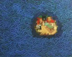 AHMET YEŞİL tarafından 2020 yılında 110x150 cm ölçülerinde Tuval üzeri yağlı boya tekniği ile yapılmıştır.