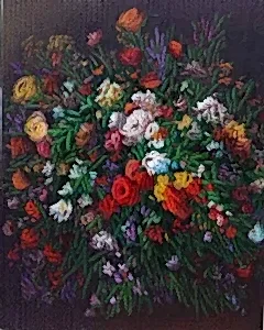 AHMET YEŞİL tarafından 100x80 cm ölçülerinde Tuval üzeri yağlı boya tekniği ile yapılmıştır.