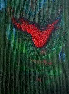 AHMET YEŞİL tarafından 2016 yılında 150x120 cm ölçülerinde Tuval üzeri yağlı boya tekniği ile yapılmıştır.