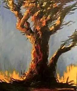 AHMET YEŞİL tarafından 2014 yılında 120x100 cm ölçülerinde Tuval üzeri yağlı boya tekniği ile yapılmıştır.