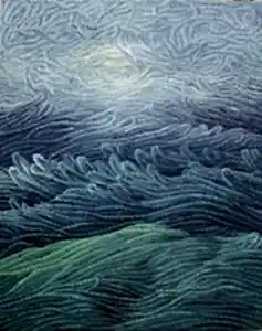 AHMET YEŞİL tarafından 2011 yılında 100x80 cm ölçülerinde Tuval üzeri yağlı boya tekniği ile yapılmıştır.