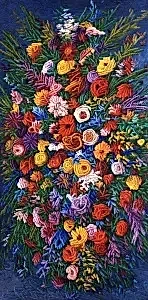 AHMET YEŞİL tarafından 2006 yılında 200x100 cm ölçülerinde Tuval üzeri yağlı boya tekniği ile yapılmıştır.