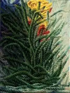 AHMET YEŞİL tarafından 2007 yılında 35x27 cm ölçülerinde Tuval üzeri yağlı boya tekniği ile yapılmıştır.