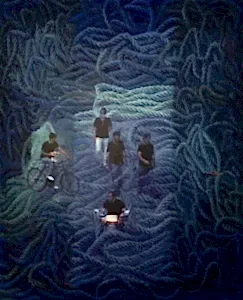 AHMET YEŞİL tarafından 2007 yılında 100x90 cm ölçülerinde Tuval üzeri yağlı boya tekniği ile yapılmıştır.