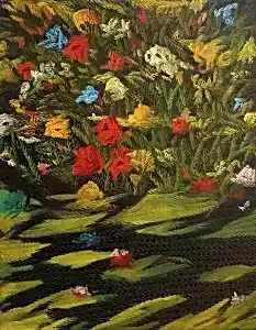 AHMET YEŞİL tarafından 2022 yılında 80x60 cm ölçülerinde Tuval üzeri yağlı boya tekniği ile yapılmıştır.