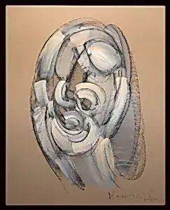 ALİ HERİSCHİ tarafından 2020 yılında 100x80 cm ölçülerinde Pres kağıt üzeri karışık teknik tekniği ile yapılmıştır.