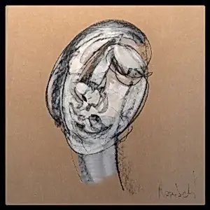 ALİ HERİSCHİ tarafından 2021 yılında 60x60 cm ölçülerinde Pres kağıt üzeri karışık teknik tekniği ile yapılmıştır.