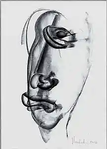 ALİ HERİSCHİ tarafından 2020 yılında 45x32 cm ölçülerinde Kağıt üzeri füzen tekniği ile yapılmıştır.