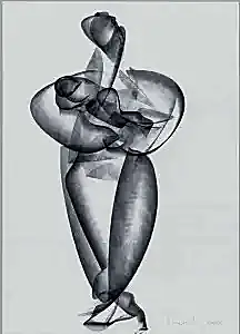 ALİ HERİSCHİ tarafından 2020 yılında 32x45 cm ölçülerinde Kağıt üzeri füzen tekniği ile yapılmıştır.