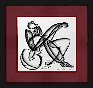 ALİ HERİSCHİ tarafından 2023 yılında 40x40 cm ölçülerinde Kağıt üzeri füzen tekniği ile yapılmıştır.