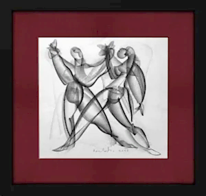 ALİ HERİSCHİ tarafından 2023 yılında 40x40 cm ölçülerinde Kağıt üzeri füzen tekniği ile yapılmıştır.