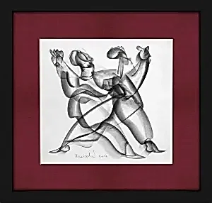 ALİ HERİSCHİ tarafından 2023 yılında 40x40 cm ölçülerinde Kağıt üzeri füzen tekniği ile yapılmıştır.