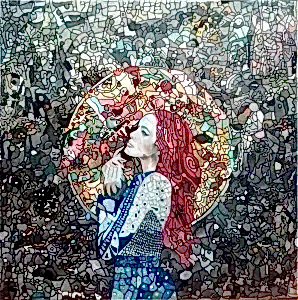 BİNNUR YÜCEBAŞ RUOCCO tarafından 2019 yılında 40x40 cm ölçülerinde Tuval üzeri yağlı boya tekniği ile yapılmıştır.