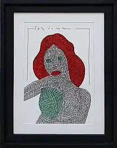 MURAT ÖZDOĞRU tarafından 2024 yılında 50x35 cm ölçülerinde Kağıt üzeri akrilik boya tekniği ile yapılmıştır.