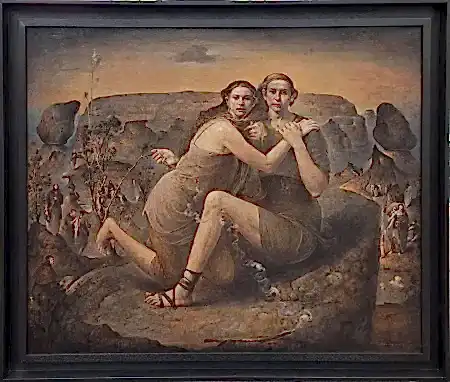 SERTAP YEĞİN tarafından 2025 yılında 100x120 cm ölçülerinde Tuval üzeri yağlı boya tekniği ile yapılmıştır.