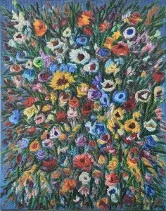 AHMET YEŞİL tarafından 2022 yılında 85x65 cm ölçülerinde Tuval üzeri yağlı boya tekniği ile yapılmıştır.