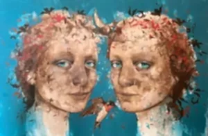 SEMA ÖCAL tarafından 2022 yılında 120x180 cm ölçülerinde Tuval üzeri yağlı boya tekniği ile yapılmıştır.