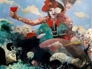 EROL PELİOĞLU tarafından 2022 yılında 80x100 cm ölçülerinde Tuval üzeri yağlı boya tekniği ile yapılmıştır.