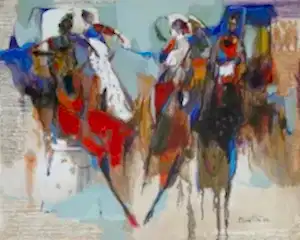 NURETTİN AKKAYA tarafından 2022 yılında 80x100 cm ölçülerinde Tuval üzeri yağlı boya tekniği ile yapılmıştır.