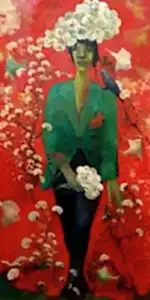 EROL PELİOĞLU tarafından 2023 yılında 130x65 cm ölçülerinde Tuval üzeri yağlı boya tekniği ile yapılmıştır.