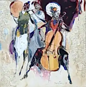 NURETTİN AKKAYA tarafından 2023 yılında 60x60 cm ölçülerinde Tuval üzeri yağlı boya tekniği ile yapılmıştır.