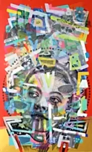 ENGİN KORKMAZ tarafından 2023 yılında 134x80 cm ölçülerinde Tuval üzeri akrilik boya tekniği ile yapılmıştır.