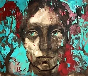 SEMA ÖCAL tarafından 2023 yılında 130x150 cm ölçülerinde Tuval üzeri yağlı boya tekniği ile yapılmıştır.