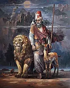 ADEM BAŞPINAR tarafından 2023 yılında 188x153 cm ölçülerinde Tuval üzeri akrilik boya tekniği ile yapılmıştır.