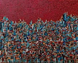 BİNNUR YÜCEBAŞ RUOCCO tarafından 2024 yılında 80x100 cm ölçülerinde Tuval üzeri yağlı boya tekniği ile yapılmıştır.