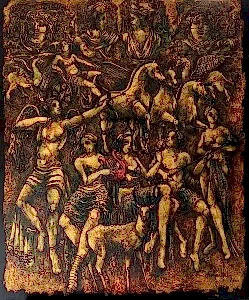 DERYA YILDIZ tarafından 2025 yılında 120x100 cm ölçülerinde Tuval üzeri yağlı boya tekniği ile yapılmıştır.