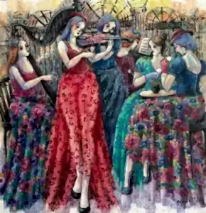 DERYA YILDIZ tarafından 2025 yılında 60x60 cm ölçülerinde Tuval üzeri yağlı boya tekniği ile yapılmıştır.