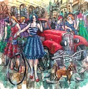 DERYA YILDIZ tarafından 2025 yılında 60x60 cm ölçülerinde Tuval üzeri yağlı boya tekniği ile yapılmıştır.