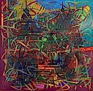 ENGİN KORKMAZ tarafından 2025 yılında 70x70 cm ölçülerinde Tuval üzeri yağlı boya tekniği ile yapılmıştır.