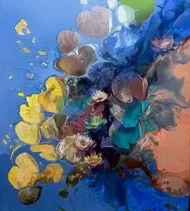 HAKAN ERASLAN tarafından 2025 yılında 100x90 cm ölçülerinde Tuval üzeri akrilik boya tekniği ile yapılmıştır.