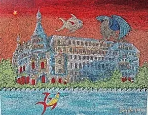 MURAT ÖZDOĞRU tarafından 2025 yılında 80x100 cm ölçülerinde Tuval üzeri akrilik boya tekniği ile yapılmıştır.