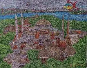 MURAT ÖZDOĞRU tarafından 2025 yılında 80x100 cm ölçülerinde Tuval üzeri akrilik boya tekniği ile yapılmıştır.