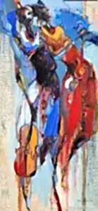 NURETTİN AKKAYA tarafından 2025 yılında 150x70 cm ölçülerinde Tuval üzeri yağlı boya tekniği ile yapılmıştır.