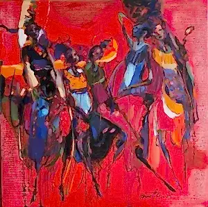 NURETTİN AKKAYA tarafından 2025 yılında 60x60 cm ölçülerinde Tuval üzeri yağlı boya tekniği ile yapılmıştır.