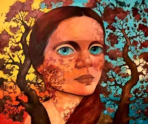 SEMA ÖCAL tarafından 2024 yılında 100x120 cm ölçülerinde Tuval üzeri yağlı boya tekniği ile yapılmıştır.