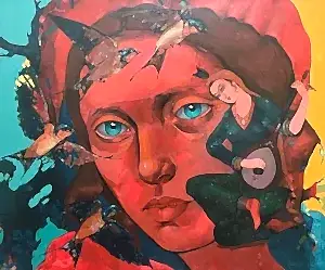 SEMA ÖCAL tarafından 2025 yılında 100x120 cm ölçülerinde Tuval üzeri yağlı boya tekniği ile yapılmıştır.