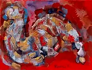 ALİ HERİSCHİ tarafından 2024 yılında 60x80 cm ölçülerinde Tuval üzeri yağlı boya tekniği ile yapılmıştır.