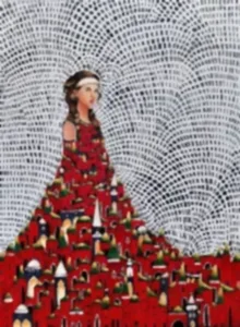 BİNNUR YÜCEBAŞ RUOCCO tarafından 2024 yılında 80x60 cm ölçülerinde Tuval üzeri yağlı boya tekniği ile yapılmıştır.