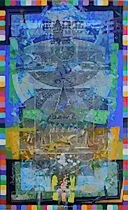 ENGİN KORKMAZ tarafından 2024 yılında 150x90 cm ölçülerinde Tuval üzeri akrilik boya tekniği ile yapılmıştır.