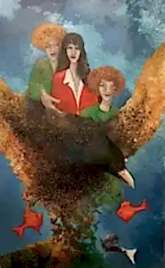 EROL PELİOĞLU tarafından 2024 yılında 120x75 cm ölçülerinde Tuval üzeri yağlı boya tekniği ile yapılmıştır.