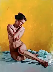 HASAN SAYGIN tarafından 2019 yılında 130x97 cm ölçülerinde Tuval üzeri yağlı boya tekniği ile yapılmıştır.